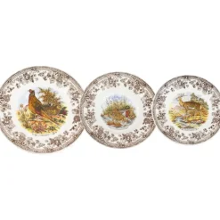 Churchill James Sadler & Sons Wild Servizio Piatti In Terracotta - Set 18 Pz