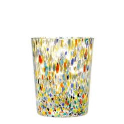 40 cl - Allure Bicchiere Acqua Decorato In Vetro Set 6 Pz