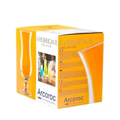 44 cl - Arcoroc Hurricane Bicchiere Bibita in Vetro - Set 6 Pezzi