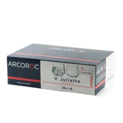 35 cl - Arcoroc Juliette Bicchiere Rum in Vetro - Set 6 Pezzi
