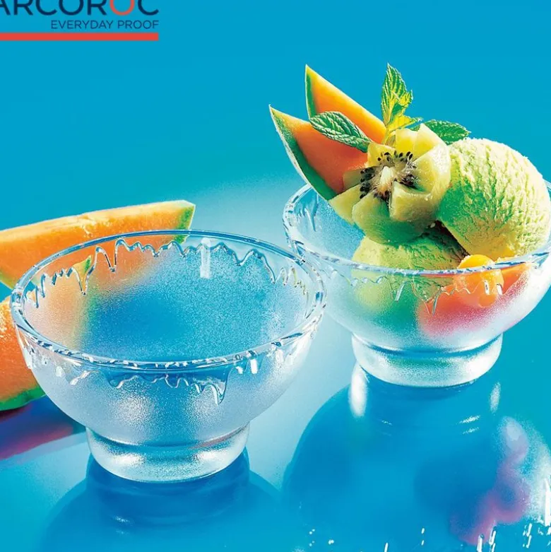 20 cl - Arcoroc Pepite Coppa Gelato in Vetro - Set 6 Pezzi