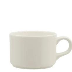 23 cl - Ariane Prime Tazza Thè Impilabile In Porcellana - Set 12 Pz