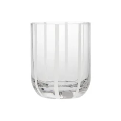 36 cl - Artisan Bicchiere Acqua Striato In Vetro Set 6 Pz