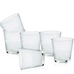 30 cl - Bollicine Bicchiere Acqua in Vetro - Set 6 Pezzi