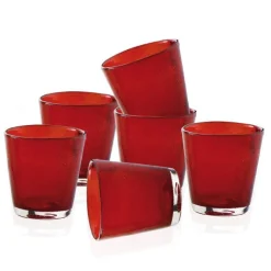 30 cl - Bollicine Bicchiere Acqua in Vetro - Set 6 Pezzi