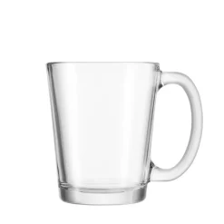 31 cl - Borgonovo Conic Mug Multiuso Con Manico - In Vetro - Set 6 Pz
