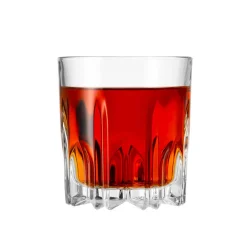35 cl - Borgonovo Excalibur Bicchiere Whisky DOF In Vetro Set 6 Pz