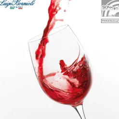 40 cl - Bormioli Luigi Aero Bicchiere Vino Rosso in Vetro - Set 6 Pezzi