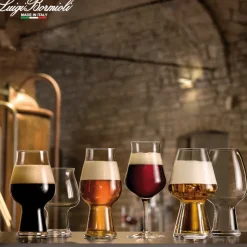 42 cl - Bormioli Luigi Birrateque Beer Tester Calice Birra in Vetro - Set 6 Pezzi