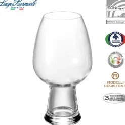 78 cl - Bormioli Luigi Birrateque Wheat Weis Bicchiere Birra in Vetro - Set 6 Pezzi
