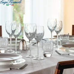 28 cl - Bormioli Luigi Canaletto Calice Acqua in Vetro - Set 4 Pezzi