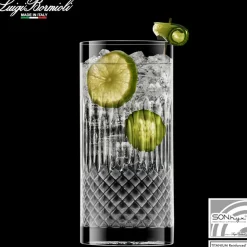 48 cl - Bormioli Luigi Diamante Bicchiere Bibita in Vetro - Set 6 Pezzi