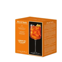 65 cl - Bormioli Luigi Gin & Tonic London Dry Calice Gin Tonic In Vetro Set 2 Pz