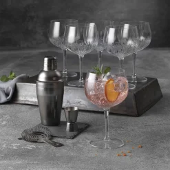 80 cl - Bormioli Luigi Gin & Tonic New American Calice Gin Tonic In Vetro Set 2 Pz