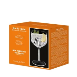 80 cl - Bormioli Luigi Gin & Tonic New American Calice Gin Tonic In Vetro Set 2 Pz