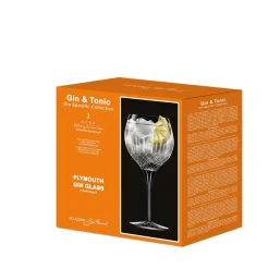65 cl - Bormioli Luigi Gin & Tonic Plymouth Calice Gin Tonic In Vetro Set 2 Pz