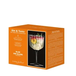 60 cl - Bormioli Luigi Gin & Tonic Sloe Calice Gin Tonic In Vetro Set 2 Pz