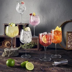 60 cl - Bormioli Luigi Gin & Tonic Sloe Calice Gin Tonic In Vetro Set 2 Pz