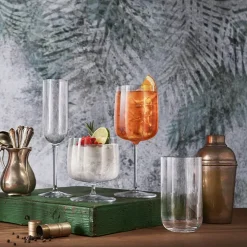 55 cl - Bormioli Luigi Jazz Calice Cocktail in Vetro - Set 4 Pezzi