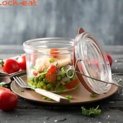 50 cl - Bormioli Luigi Lock Eat Terrina in Vetro - Set 6 Pezzi