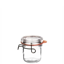20 cl - Bormioli Luigi Lock Eat Vasetto Ermetico in Vetro - Set 6 Pezzi