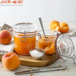 20 cl - Bormioli Luigi Lock Eat Vasetto Ermetico in Vetro - Set 6 Pezzi