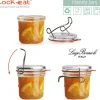 200 cl - Bormioli Luigi Lock Eat Vasetto Ermetico in Vetro - Set 6 Pezzi