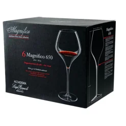 65 cl - Bormioli Luigi Magnifico Calice Degustazione in Vetro - Set 6 Pezzi