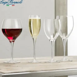 22 cl - Bormioli Luigi Michelangelo Calice Flute in Vetro - Set 4 Pezzi