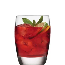 26.5 cl - Bormioli Luigi Michelangelo Bicchiere Acqua in Vetro - Set 4 Pezzi