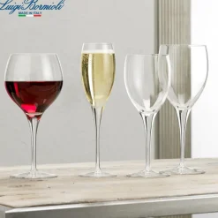 23.5 cl - Bormioli Luigi Michelangelo Calice Acqua In Vetro Set 4 Pz