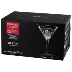 21.5 cl - Bormioli Luigi Mixology Bicchiere Martini in Vetro - Set 6 Pezzi