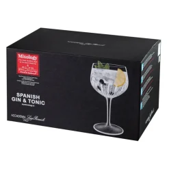 80 cl - Bormioli Luigi Mixology Calice Gin Tonic in Vetro - Set 6 Pezzi