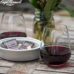 67 cl - Bormioli Luigi Regency Bicchiere Vino Rosso Cabernet Merlot in Vetro - Set 4 Pezzi