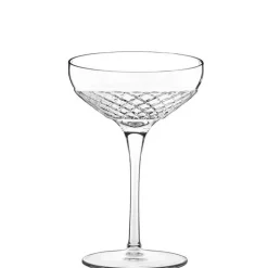 30 cl - Bormioli Luigi Roma 1960 Coppa Champagne in Vetro - Set 6 Pezzi