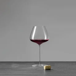 87 cl - Bormioli Luigi Sapientia Burgundy Calice Vino Rosso Soffiato a Bocca In Vetro Set 2 Pz