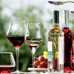 35 cl - Bormioli Luigi Supremo Calice Vino Bianco in Vetro - Set 6 Pezzi