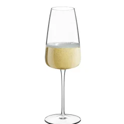 40 cl - Bormioli Luigi Talismano Calice Flute in Vetro - Set 4 Pezzi