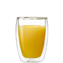 27 cl - Bormioli Luigi Thermic Glass Bicchiere Bibita in Vetro Borosilicato - Set 2 Pezzi