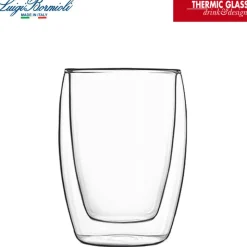 27 cl - Bormioli Luigi Thermic Glass Bicchiere Bibita in Vetro Borosilicato - Set 2 Pezzi
