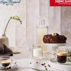 75 cl - Bormioli Luigi Thermic Glass Bottiglia Con Tappo in Vetro Borosilicato