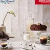 14.5 cl - Bormioli Luigi Thermic Glass Lattiera in Vetro Borosilicato - Set 2 Pezzi