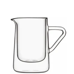 14.5 cl - Bormioli Luigi Thermic Glass Lattiera in Vetro Borosilicato - Set 2 Pezzi