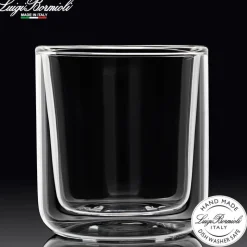 11 cl - Bormioli Luigi Thermic Glass Cylingrical Bicchierino Caffé in Vetro Borosilicato - Set 2 Pezzi