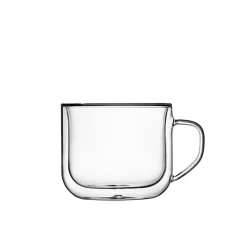 38 cl - Bormioli Luigi Thermic Glass Tazza Cappuccino in Vetro - Set 2 Pezzi