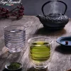 23.5 cl - Bormioli Luigi Thermic Glass Asagao Tazza Thé in Vetro Borosilicato - Set 2 Pezzi