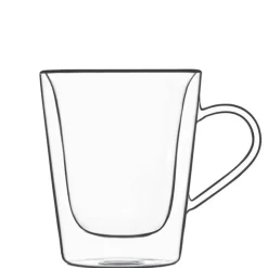 22 cl - Bormioli Luigi Thermic Glass Tazzina Caffé in Vetro Borosilicato - Set 2 Pezzi