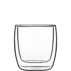 24 cl - Bormioli Luigi Thermic Glass Michelangelo Bicchiere Cappuccino in Vetro Borosilicato - Set 2 Pezzi