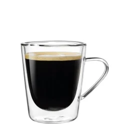 12 cl - Bormioli Luigi Thermic Glass Tazzina Caffé in Vetro Borosilicato - Set 2 Pezzi