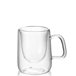 9 cl - Bormioli Luigi Thermic Glass Tazzina Caffé in Vetro Borosilicato - Set 2 Pezzi